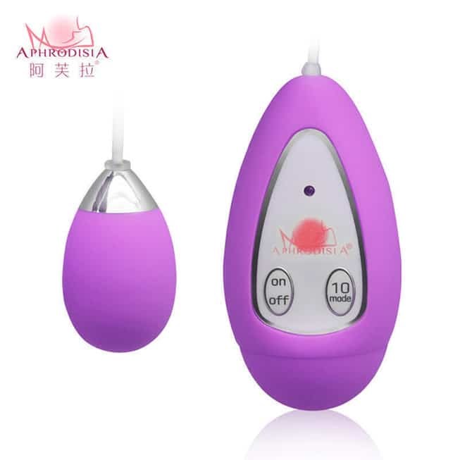 Виброяйцо с пультом Aphrodisia Xtreme-10F Big Egg, фиолетовый