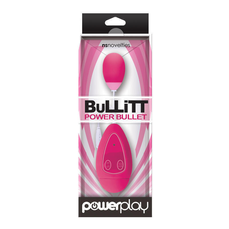 Виброяйцо с пультом управления PowerPlay BuLLiTT розовое