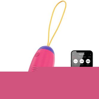 Виброяйцо с таппингом Oninder Cute, розовое