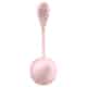 Виброяйцо Satisfyer Ribbed Petal с пультом ДУ, розовое