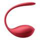 Виброяйцо Satisfyer Shiny Petal с пультом ДУ, красное