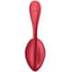 Виброяйцо Satisfyer Shiny Petal с пультом ДУ, красное