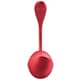 Виброяйцо Satisfyer Shiny Petal с пультом ДУ, красное
