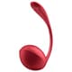 Виброяйцо Satisfyer Shiny Petal с пультом ДУ, красное