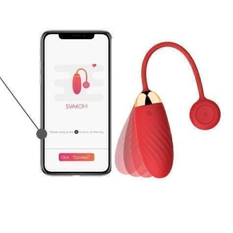Виброяйцо Svakom Ella App, красный
