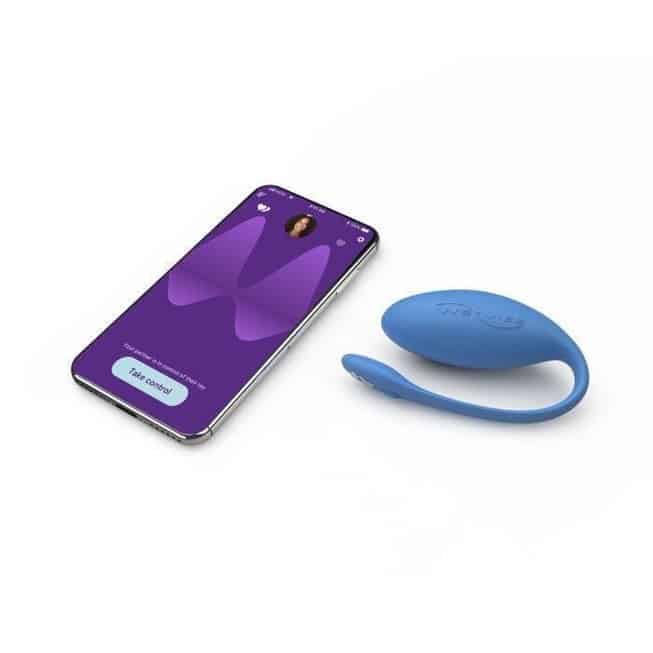 Виброяйцо We-Vibe Jive, голубой от IntimShop