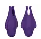 Виброзажимы для сосков CalExotics Nipple Play Rechargeable Nipplettes, фиолетовые