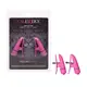 Виброзажимы для сосков CalExotics Nipple Play Nipplettes, розовые