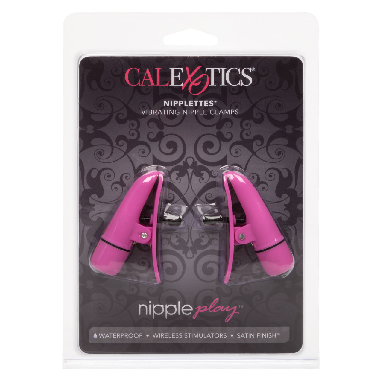 Виброзажимы для сосков CalExotics Nipple Play Nipplettes, розовые