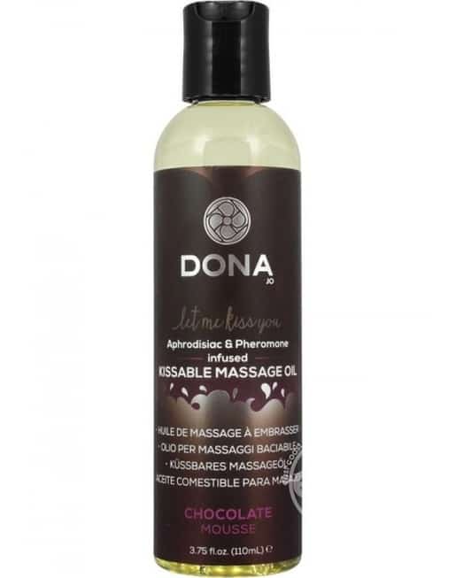 Вкусовое массажное масло Dona Kissable Aroma Chocolate Mousse, 125 мл флакон
Вкусовое массажное масло Dona Kissable Aroma Chocolate Mousse, 125 мл флакон