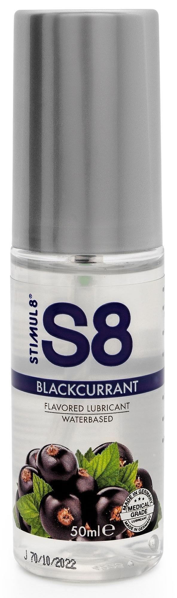 Оральный лубрикант Stimul8 Flavored Чёрная Смородина на водной основе, 50 мл