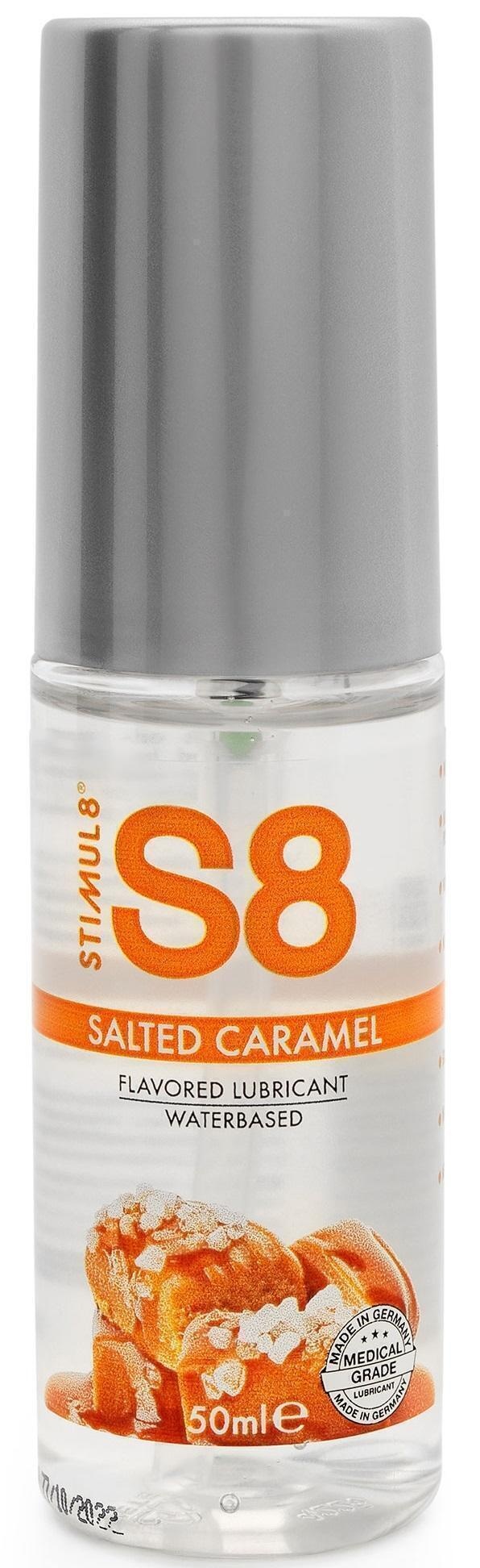 Оральный лубрикант Stimul8 Flavored Солёная Карамель на водной основе, 50 мл