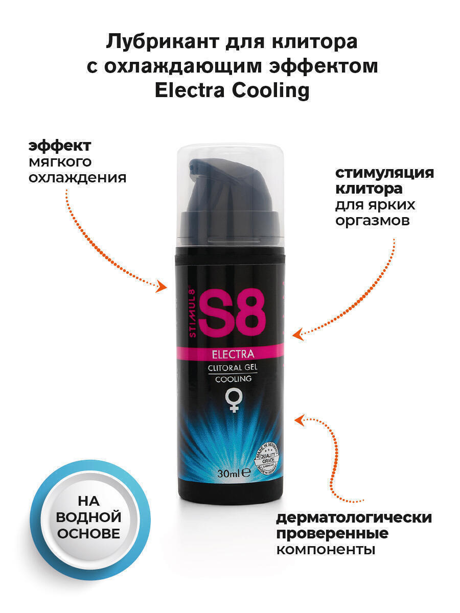 Охлаждающий гель для клитора Stimul8 Electra Cooling, 30 мл