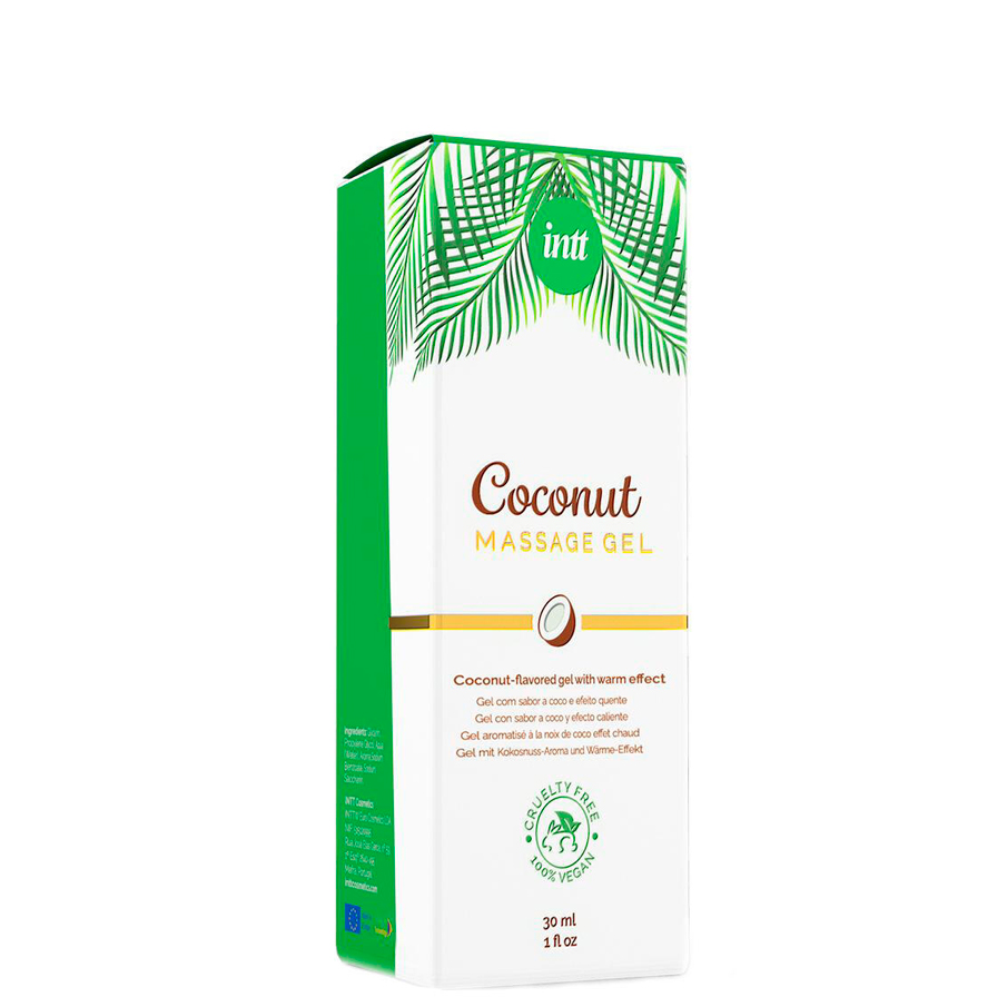 Съедобный массажный гель Intt Coconut, 30 мл