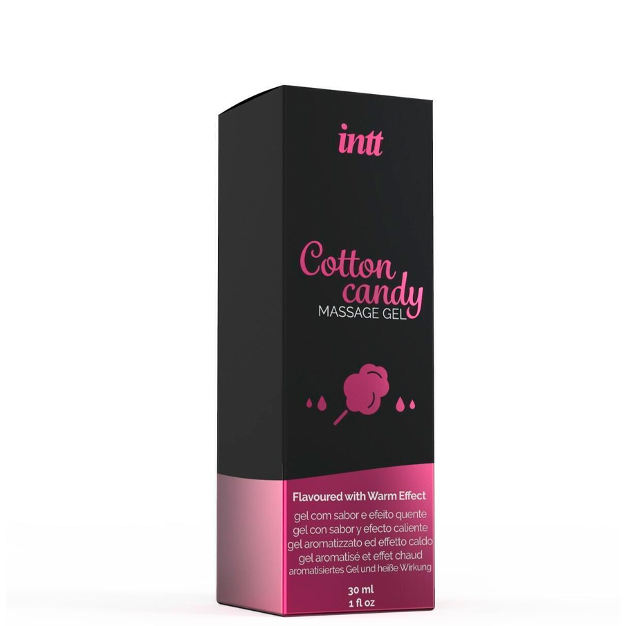 Съедобный массажный гель Intt Cotton Candy, 30 мл