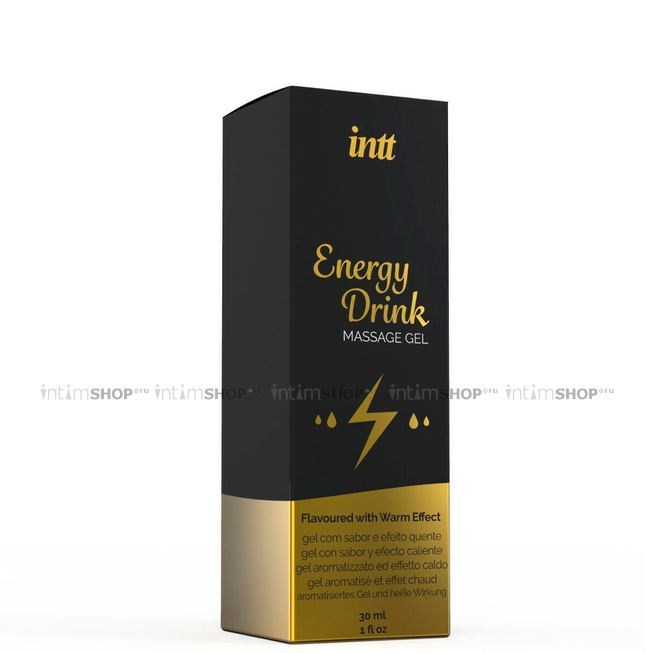 Массажный гель-смазка Intt Energy Drink, 30 мл - фото 2