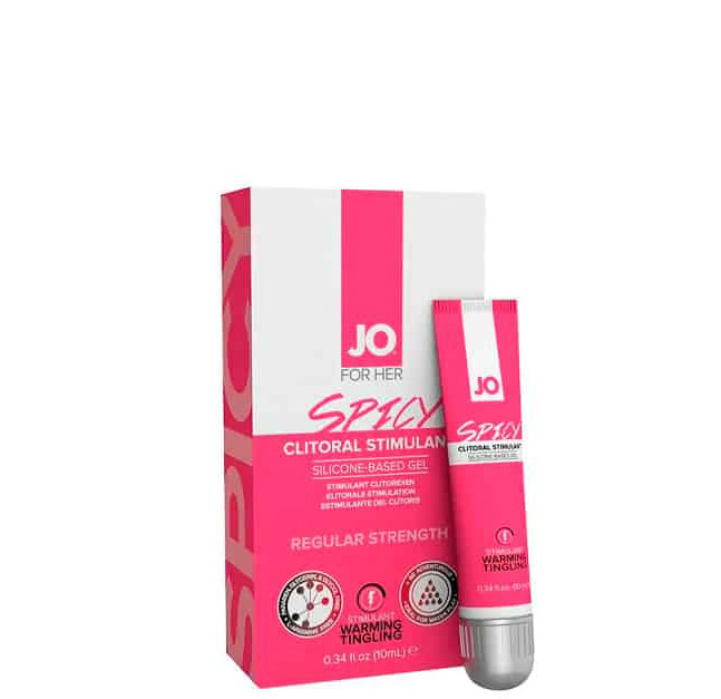 Возбуждающий гель с разогревающим эффектом System JO For Her Spicy, 10 мл