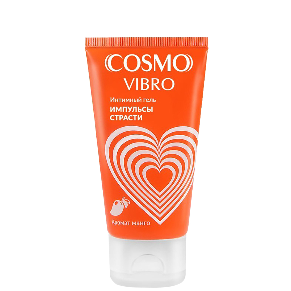 Возбуждающий лубрикант Bioritm Cosmo Vibro Aroma Tropic Манго на водно-силиконовой основе, 50 г