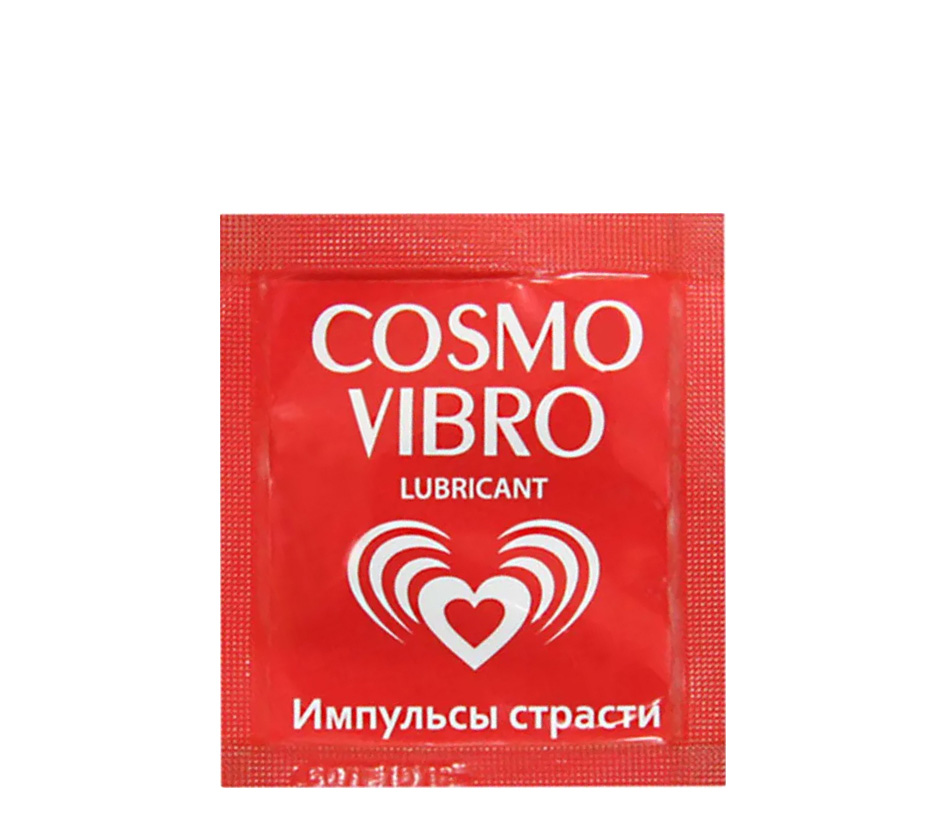 Возбуждающий лубрикант Bioritm Cosmo Vibro на гибридной основе, 3 мл