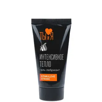 Возбуждающий лубрикант Bioritm ТЫ и Я Stimulove Strong на водной основе, 25 г