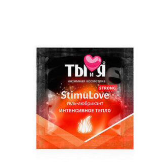 Возбуждающий лубрикант Bioritm ТЫ и Я Stimulove Strong на водной основе, 4 г