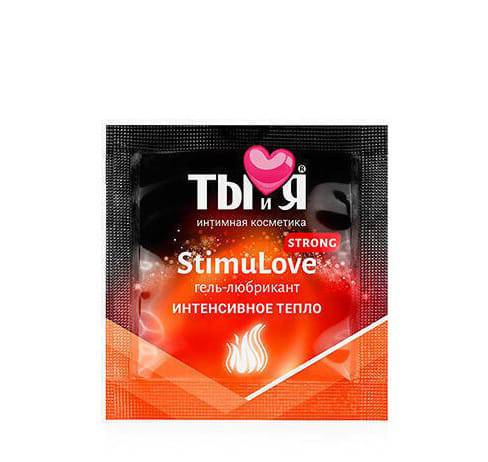 Возбуждающий лубрикант Bioritm ТЫ и Я Stimulove Strong на водной основе, 4 г