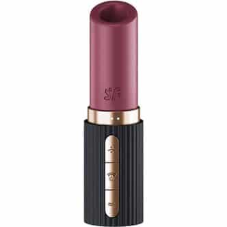 Вакуумный стимулятор клитора Satisfyer Deep Kiss, чёрно-бордовый