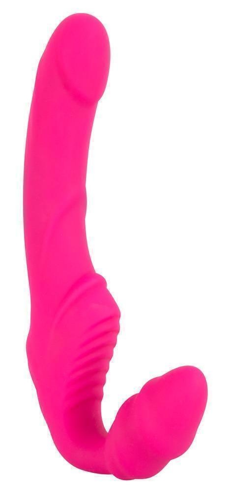 Безремновой страпон с вибрацией You2Toys Vibrating Strapless Strap-on, розовый