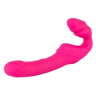 Безремновой страпон с вибрацией You2Toys Vibrating Strapless Strap-on, розовый