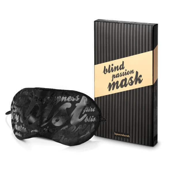 Закрытая маска Bijoux Indiscrets Blind Passion, черный