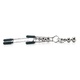 Зажимы на соски Adjustable Nipple Clamps, металлические