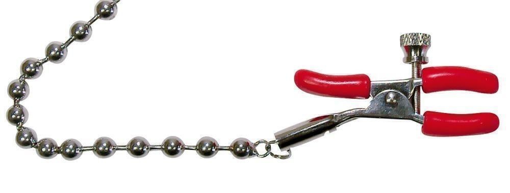 Зажимы на Соски Bad Kitty Nipple Chain с металлической цепочкой 