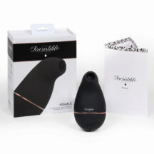 Клиторальный стимулятор Irresistible Kissable Black, черный