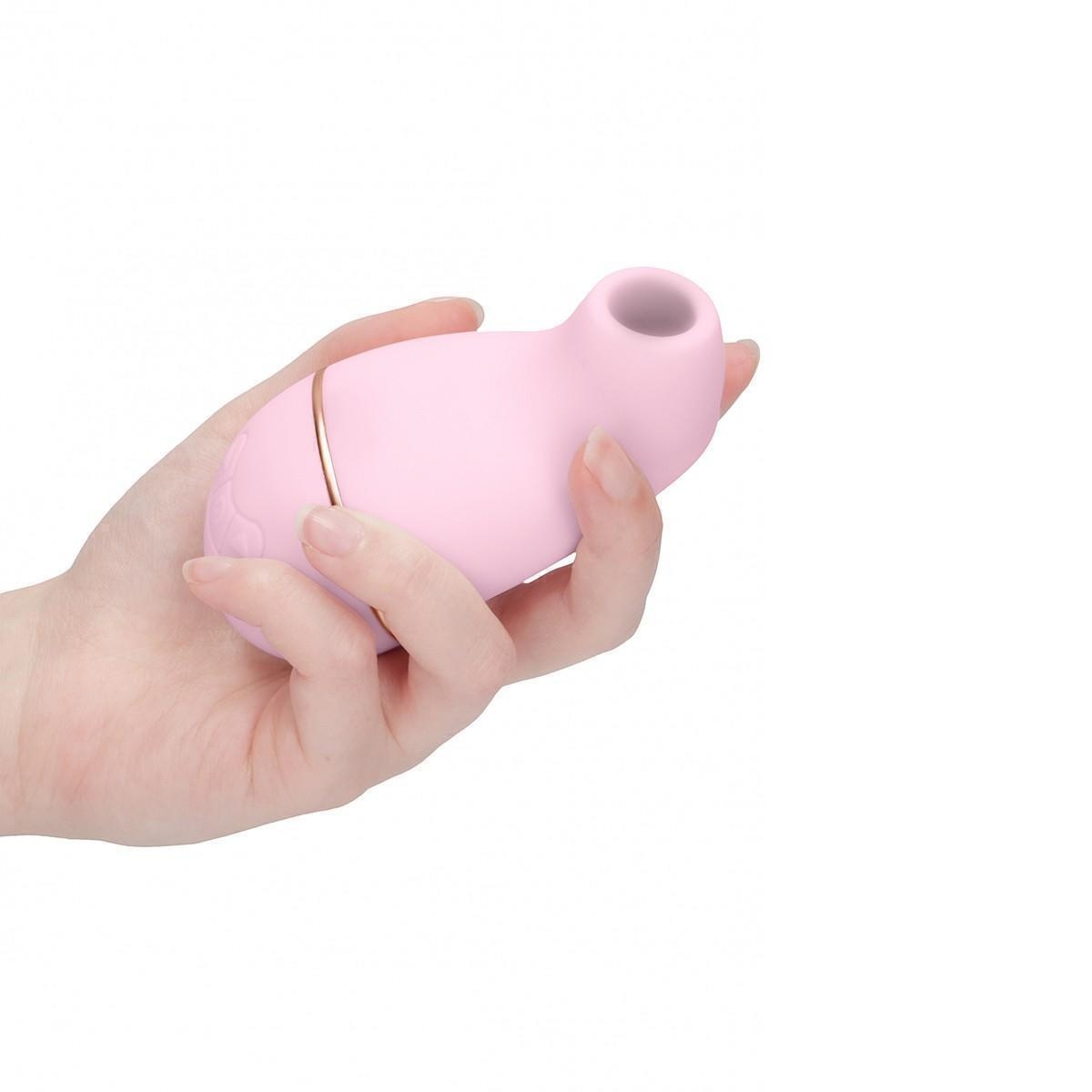 Вакуумный стимулятор клитора Irresistible Kissable Pink, розовый