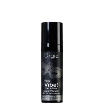 Жидкий вибратор Orgie Sexy Vibe High Voltage с усиленным эффектом, 15 мл