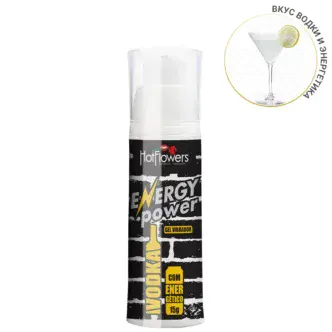 Жидкий вибратор HotFlowers Energy Power Водка с энергетиком, 15 г