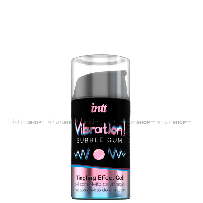 Жидкий вибратор Intt Vibration Bubble Gum, 15 мл - фото 1